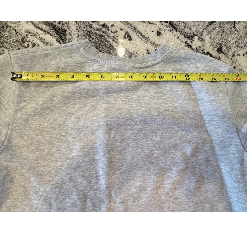 Jordan Jumpman Boys Gray Graphic Crewneck Sweatshirt Size M 10-12Y - Picture 6 of 9